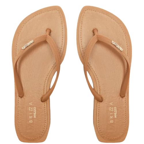 Chinelo Dedo Brizza Marrom Feminino