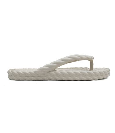 Chinelo Dedo Brizza Off White Feminino