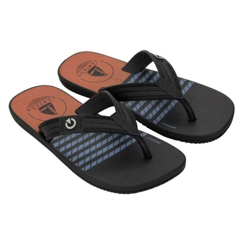 Chinelo Dedo Cartago Atlanta II Preto e Azul Masculino