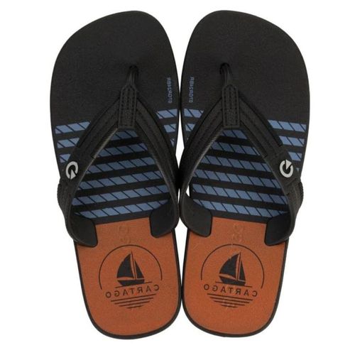 Chinelo Dedo Cartago Atlanta II Preto e Azul Masculino
