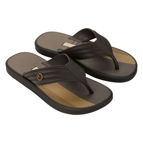 Chinelo Dedo Cartago Montreal Marrom e Bege Masculino