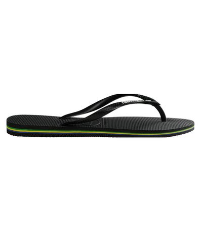 Chinelo Dedo Havaianas Slim Brasil Preto Feminino
