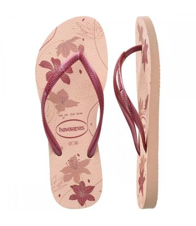 Chinelo Dedo Havaianas Slim Organic Rosa Feminino