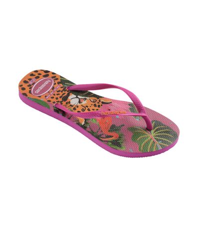 Chinelo Dedo Havaianas Slim Summer Bliss Rosa Feminino