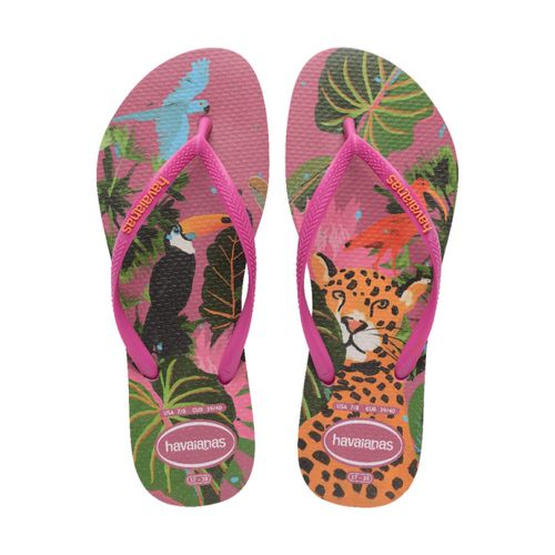 Chinelo Dedo Havaianas Slim Summer Bliss Rosa Feminino