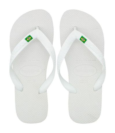 Chinelo Dedo Havaianas Top Brasil Branco Masculino