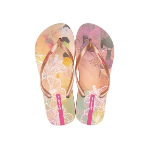 Chinelo Dedo Ipanema Rosa Metalizado Feminino
