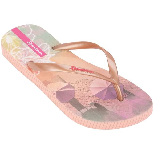 Chinelo Dedo Ipanema Rosa Metalizado Feminino
