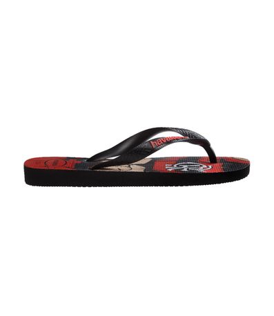 Chinelo Havaianas Top Times Flamengo Preto Masculino