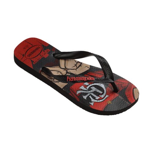 Chinelo Havaianas Top Times Flamengo Preto Masculino