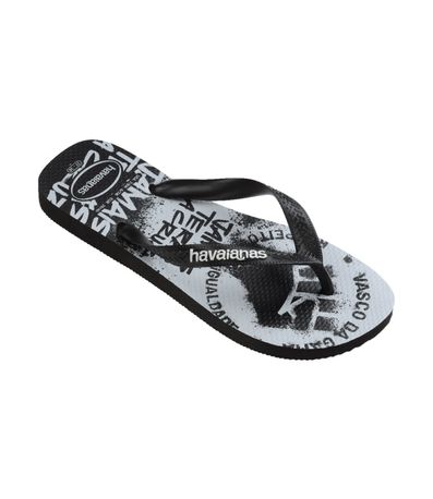 Chinelo Havaianas Top Times Vasco Preto Masculino