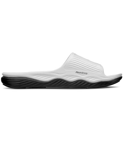 Chinelo Slide Mizuno Enerzy Branco e Preto Masculino