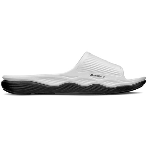 Chinelo Slide Mizuno Enerzy Branco e Preto Masculino