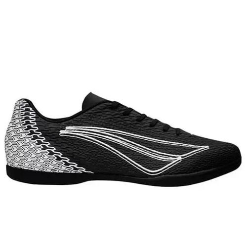 Chuteira Indoor Penalty Bravo Preto e Branco Masculino