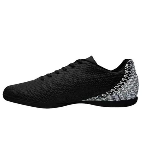 Chuteira Indoor Penalty Bravo Preto e Branco Masculino