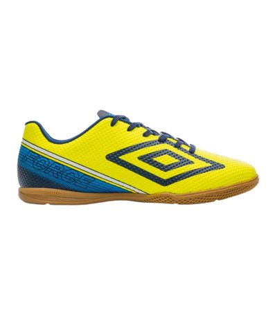 Chuteira Indoor Umbro Force Amarelo Limão e Marinho Masculina