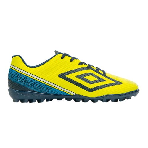 Chuteira Society Umbro Force Amarelo Limão e Marinho Masculina