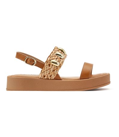 Sandália Flatform Dakota Marrom Feminina