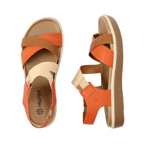 Sandália Flatform New Face Topazio Mix Feminina
