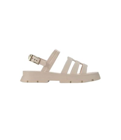 Sandália Flatform Zaxy Off White Feminina