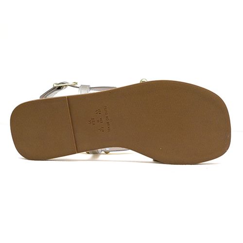 Sandália Flats Addan Ouro Light Feminina