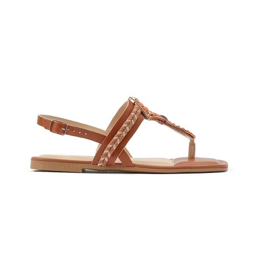 Sandália Flats Dakota Terracota Feminina
