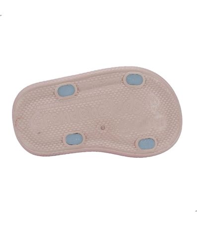 Sandália Flats Grendene Kids Frozen Rosa e Azul Infantil Feminino