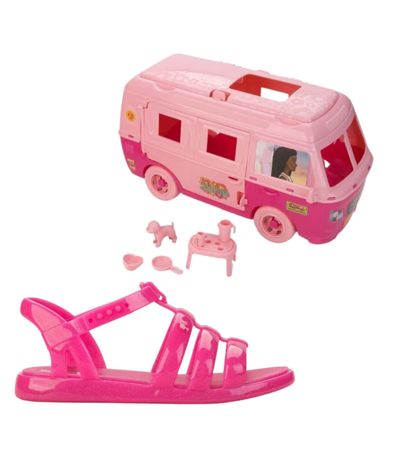 Sandália Flats Grendene Kids Rosa Juvenil Feminina