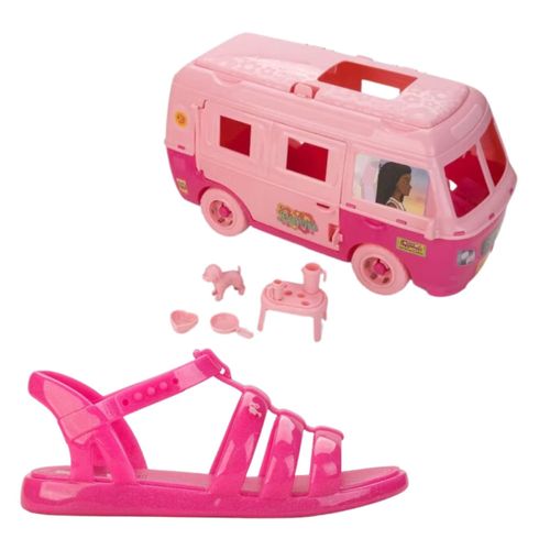 Sandália Flats Grendene Kids Rosa Juvenil Feminina