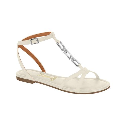Sandália Flats Vizzano Off White Feminina