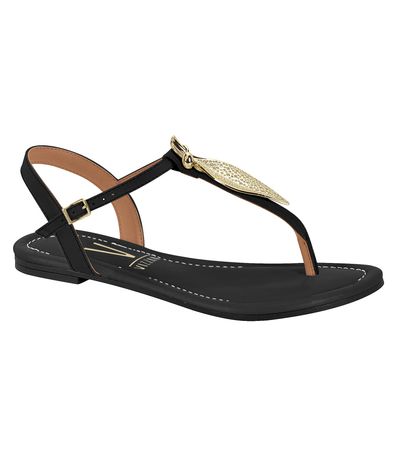 Sandália Flats Vizzano Preto Feminino