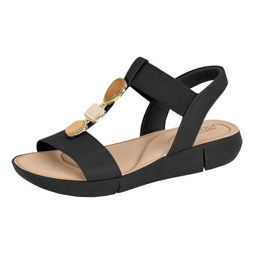 Sandália Plataforma Modare Preta Feminina