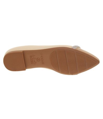 Sapatilha Bico Fino Modare Creme Feminina