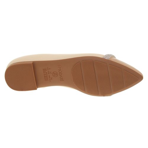 Sapatilha Bico Fino Modare Creme Feminina