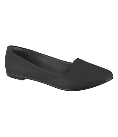 Sapatilha Bico Fino Moleca Preta Feminina