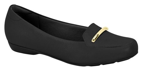 Sapatilha Bico Quadrado Preta Modare Feminina