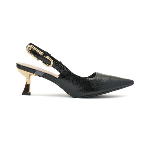 Sapato Slingback Bebecê Preto Feminino