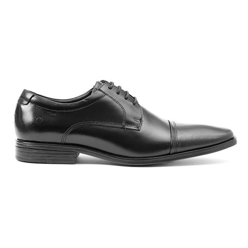 Sapato Social com Cadarço Democrata Vega Preto Masculino