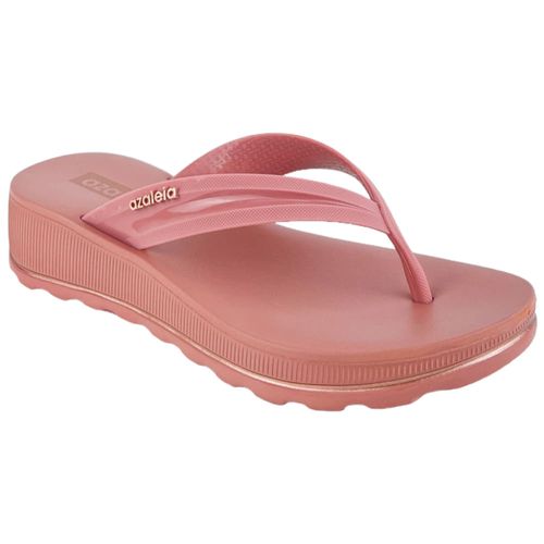 Tamanco Anabela Azaleia Nude Blush Feminino