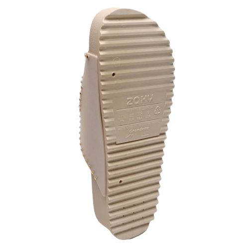 Tamanco Flatform Zaxy Off White Médio Feminino