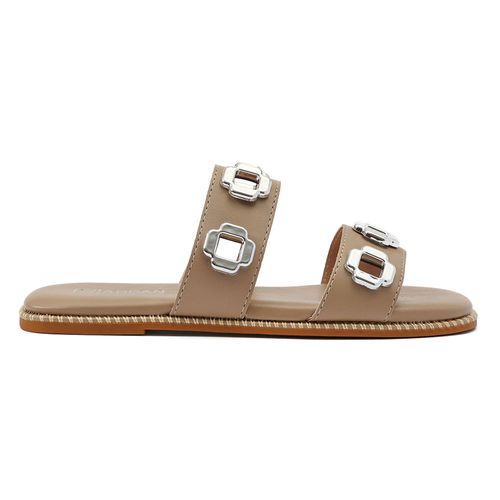 Tamanco Flats Addan Nude Feminino