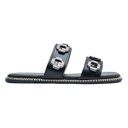 Tamanco Flats Addan Preto Feminino