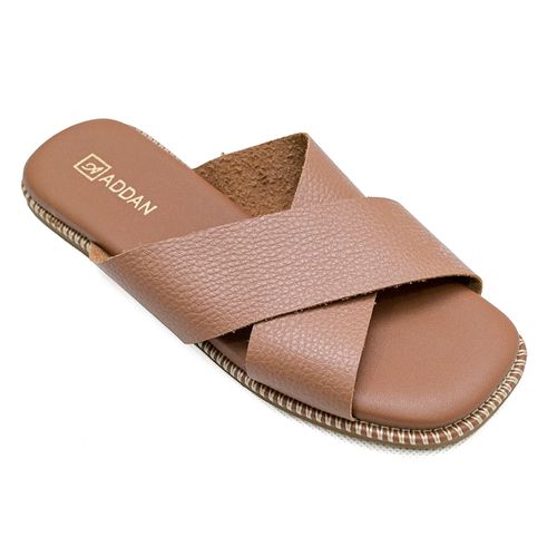 Tamanco Flats Addan Whisky Feminino