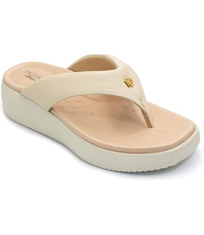 Tamanco Plataforma Modare Creme Feminino