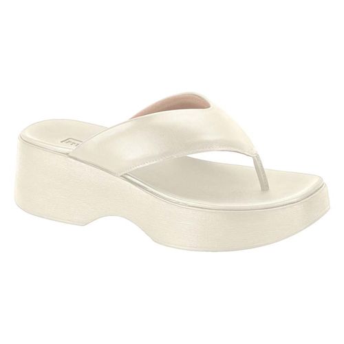 Tamanco Plataforma Moleca Branco Feminino
