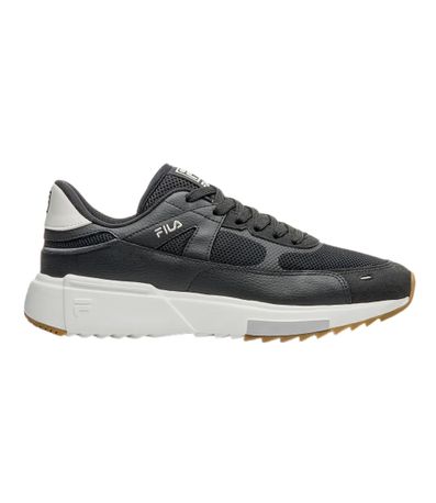 Tênis Casual Fila F Virtuous Retro Preto e Branco Masculino