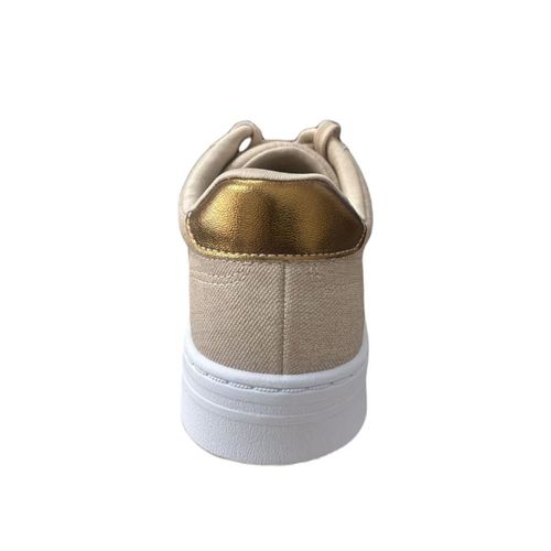 Tênis Casual Flatform Ramarim Bege Feminino