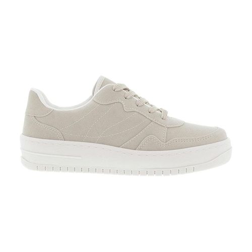 Tênis Casual Flatform Vizzano Off White Feminino