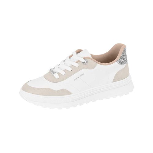 Tênis Casual Moleca Dia a Dia Branco e Cinza Feminino