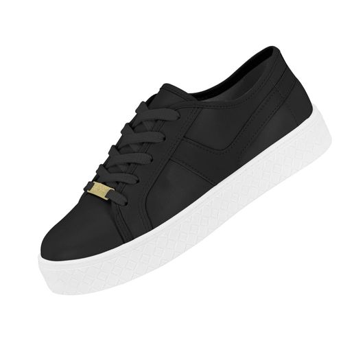 Tênis Casual Moleca Preto Feminino